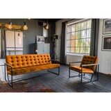 thumbnail of KAWOLA Sessel ARLY Polstersessel Bezug Velvet cognac