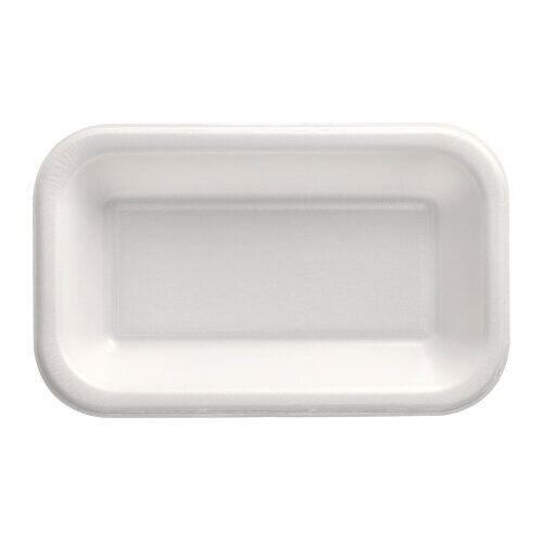 500 Siegelschalen, XPS, ungeteilt, 750 ml, 15 x 24 cm weiss Menüschalen