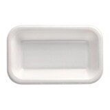 thumbnail of 500 Siegelschalen, XPS, ungeteilt, 750 ml, 15 x 24 cm weiss Menüschalen