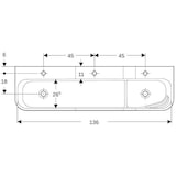 thumbnail of Geberit Spiel- u Waschlandschaft Bambini Version L 1400x300x390mm weiß