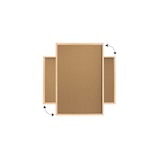 thumbnail of ALLBoards Bacheca in sughero (cornice in legno) 80×50 cm