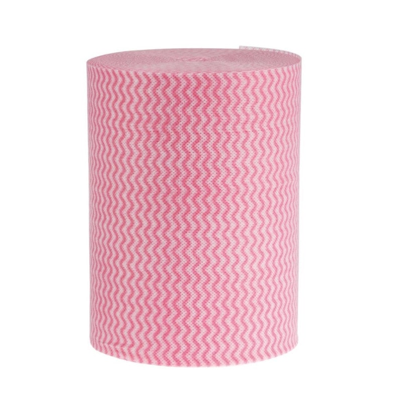 Multifunctionele antibacteriële doekjes rood | 200 stuks | 20% polyester en 80% viscose | 37x22cm