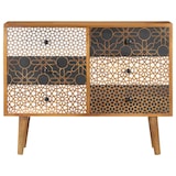 thumbnail of Helloshop26 - Buffet Sideboard Kommode Kleiderschrank Aufbewahrungsmöbel Organizer für Küche Wohnzimmer Lounge mit aufgedrucktem 02_0030087