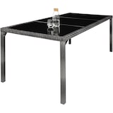 thumbnail of tectake Salon de jardin 8 places avec housse de protection - gris tacheté/gris - 404328