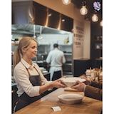 thumbnail of Alu-Schale, Menüschale, 830ml, ungeteilt, rund, 600 Stk, 18cm Ø, Höhe 4,3 cm