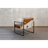 thumbnail of Sillón KAWOLA LIANO vintage de cuero marrón oscuro