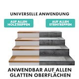 thumbnail of KARAT Antirutschstreifen für Treppe Stufenmatte Selbstklebend inkl. Montageroller Henri 10 x 60 cm 15 Stück