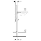 thumbnail of Geberit Duofix Basic Waschtisch-Element für Einlocharmatur