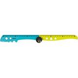 thumbnail of Règle pliable Croc Croc, 30 cm, coloris turquoise/jaune