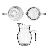 thumbnail of Valentin 6er Set Glaskrug Milch-Kanne mit Henkel Wein-Karaffe Limo Saft