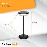 thumbnail of ENOVALITE LED Tischleuchte ELEDSO700115 2 W 2700 K warmweiß schwarz IP44