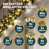 thumbnail of Casaria Weihnachtskugeln Weihnachtsbaumkugeln gold 103 tlg.