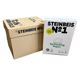thumbnail of Steinbeis No. 1 Druckerpapier– DIN A4 Recycling-Papier 80 g/m², Weiß & Chlorfrei, 2500 (5 x 500) Blatt hochwertiges Kopierpapier ISO 70 / CIE 55