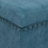 thumbnail of 2 en 1 Pouf pliant et coffre de rangement Bleu 40 x 39 cm