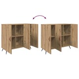thumbnail of vidaXL Sideboard Artisan-Eiche 89,5 x 34 x 80 cm Holzwerkstoff