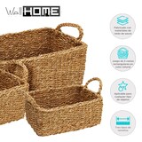 thumbnail of WellHome - 3er Set rechteckige Körbe in Naturfarbe 36x27x15cm