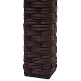 thumbnail of Poly-Rattan Tisch HWC-G19, Gartentisch Balkontisch, 120x75cm ~ braun