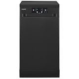 thumbnail of Exquisit Unterbau-Geschirrspüler Edelstahl-Bottich 9 Maßgedecke 4 Programme Energieklasse D GSP9109-451D schwarz