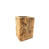 thumbnail of Zahnputzbecher ECKIG aus Olivenholz