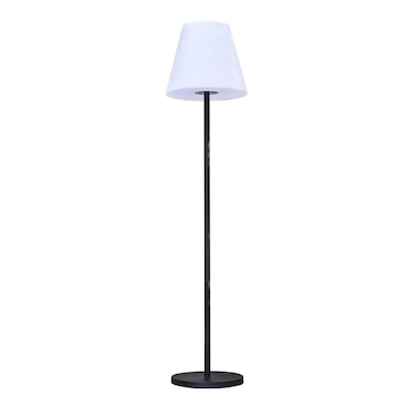 Lumisky Lampada da terra solare STANDY SOLAR H150CM Acciaio grigio