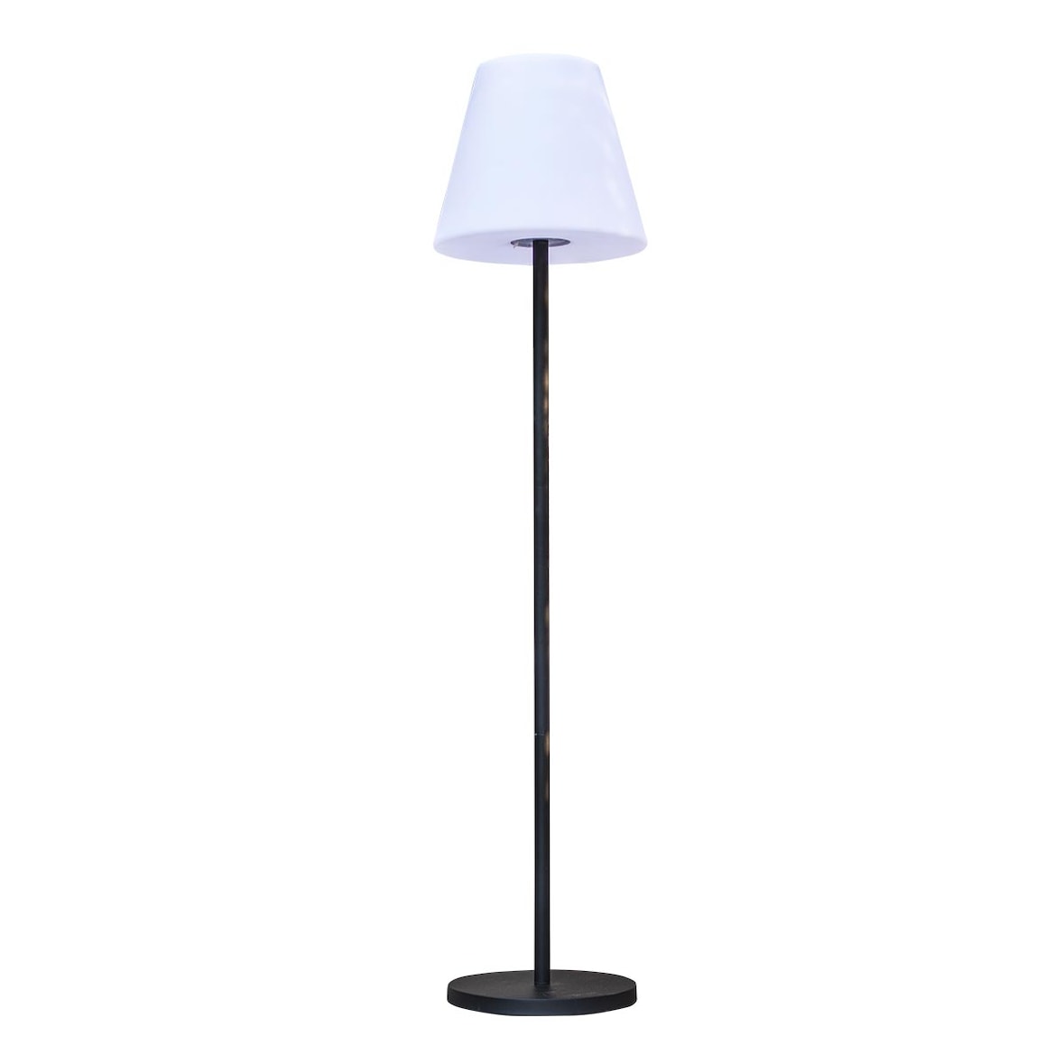 Lumisky Lampada da terra solare STANDY SOLAR H150CM Acciaio grigio