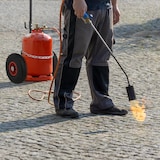 thumbnail of Relaxdays Transportwagen für Gasflaschen, für 3 & 5 kg Flaschen, Luftreifen, Stahl, Gasflaschenwagen, schwarz/rot