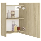 thumbnail of vidaXL Bad-Spiegelschrank Sonoma-Eiche 62,5x20,5x64 cm Holzwerkstoff