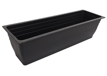 Fioriere Da Parete LaLaGreen – Confezione Da 2 In Metallo Nero Con Fodera In Cocco – 40x17x10 Cm – Per Ringhiere, Recinzioni E Balconi - 3