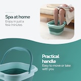 thumbnail of Dayshake Fußbad faltbar - Mintgrünes faltbares Fußbad - Fußbäder mit Massagepunkten