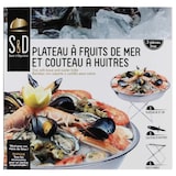 thumbnail of Plateau avec support et couteau à huitres Saveur Et Degustation