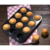 thumbnail of Plaque antiadhésive 12 moules à muffins en Acier carbone | Vogue - GD011