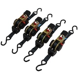 thumbnail of 4x Automatik Spanngurt Zurrgurt 1,8m x 25mm 320/640 daN selbstaufrollend mit S-Haken