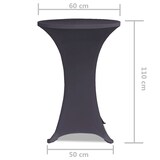 thumbnail of vidaXL Stoelhoes stretch 2st 60 cm antraciet