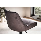 thumbnail of Barhocker FineBuy Küchenhocker Samt Hocker Bistrohocker Drehbar Barstuhl Modern