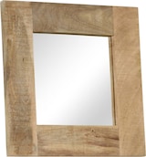 thumbnail of Décoshop26 - Quadratischer Wandspiegel aus massivem Mangoholz 50 x 50 cm DEC022723 DEC022723