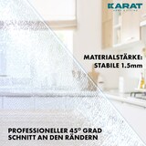 thumbnail of KARAT Tischfolie Empire mit abgeschrägter Kante Transparent 85 x 85 cm