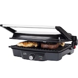 thumbnail of Grill de asar doble Jata GR594 con cuerpo de acero inoxidable. Placa superior basculante con 2 niveles. Apertura de 180º. Placas: 295 x 235 mm