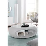 thumbnail of SalesFever salontafel ovaal | hoogglans gelakt | glasvezel | B 100 x D 70 x H 32 cm | wit