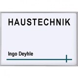 thumbnail of Schild I Türschild Madrid, silber, Aluminium, 151x106mm, quer, inkl. Befestigungsmaterial