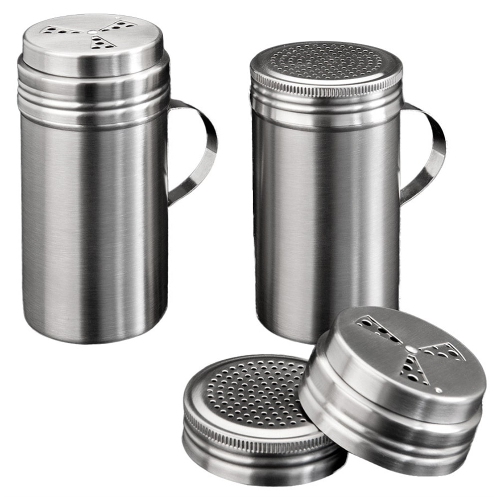 Garcia de Pou - Saupoudreuse Sel Avec Anse 450 Ml Ø 7X13,2 Cm Argente Inox