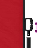 thumbnail of Toldo lateral retráctil rojo 100x1000 cm