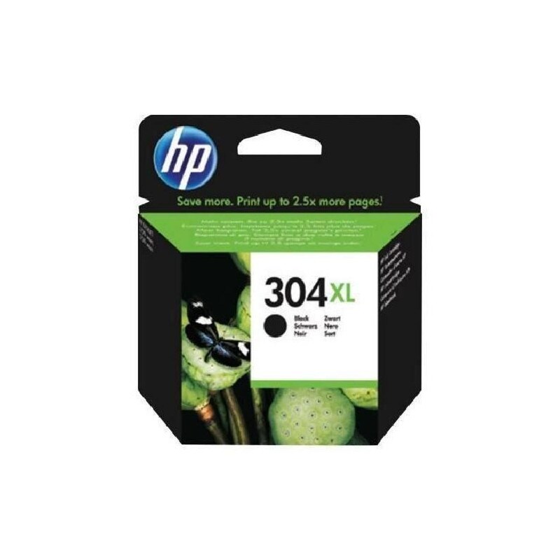 Hp 304xl Cartouche Dencre Noire Authentique Pour Hp Deskjet 2620/2630/3720/3730 N9k08ae