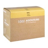 thumbnail of Agitateurs en bois 14 cm en boîte distributrice par 1000