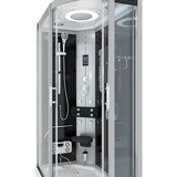 thumbnail of Dampfdusche Sauna Dusche Duschkabine D60-73T2R-EC 80x120 cm mit 2K Scheiben Versiegelung