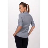 thumbnail of Chef Works® VERISMO Damen Stehkragenshirt der Contemporary Collection Artikel SFB02W Blau Größe L