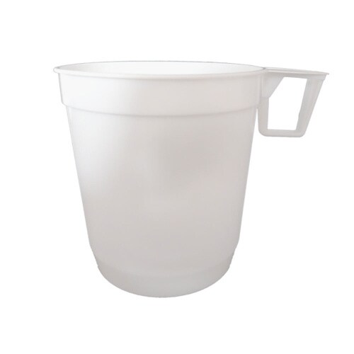 1000 Einweg Tasse-4 250 ml Polystyrol weiß