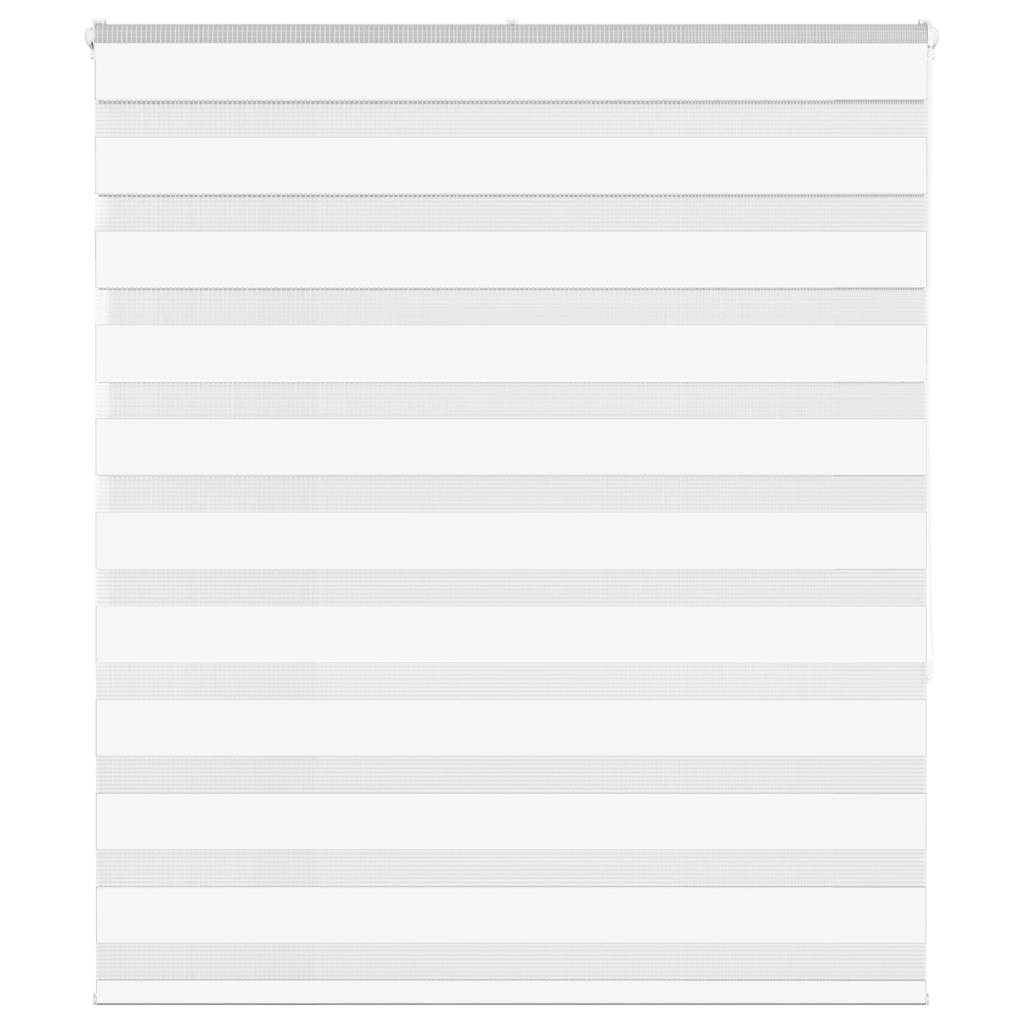 vidaXL Doppelrollo Weiß 120x150 cm Stoffbreite 115,9 cm Polyester