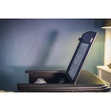 thumbnail of Poêle à gaz 3,4KW Bleu et Noir - Chauffage d'appoint effet Feu de bois Manhattan Sahara