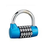 thumbnail of Cadenas à combinaison Saturn, 5 chiffres, intérieur, anse acier, 65mm - THIRARD