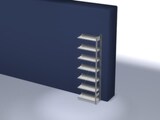 thumbnail of Aktenregal, Anbaufeld, HxBxT 2350x760x335mm, Fachl. 60kg, 7xStahlboden, 7 OH